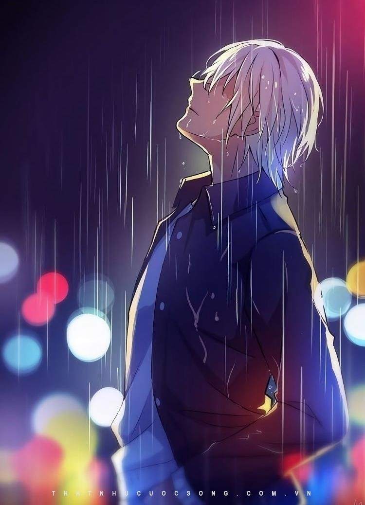 Ảnh anime cô đơn nam buồn thể hiện cảm xúc tuyệt vọng và cô đơn của một chàng trai, thể hiện qua nét vẽ tươi sáng và màu sắc tối màu, mang đến một cái nhìn sâu sắc về tâm trạng và tình cảm của nhân vật.