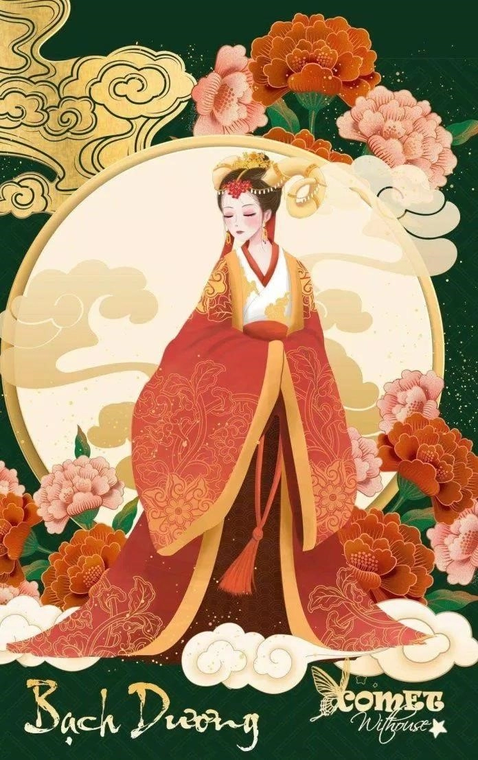 Hình ảnh của một nhân vật trong truyện tranh cổ trang thuộc chòm sao Bạch Dương.