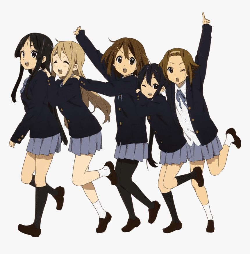Ảnh đoàn Anime 5 cô gái đáng yêu.