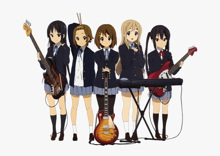 Hình nhóm Anime 5 cô gái dễ thương.