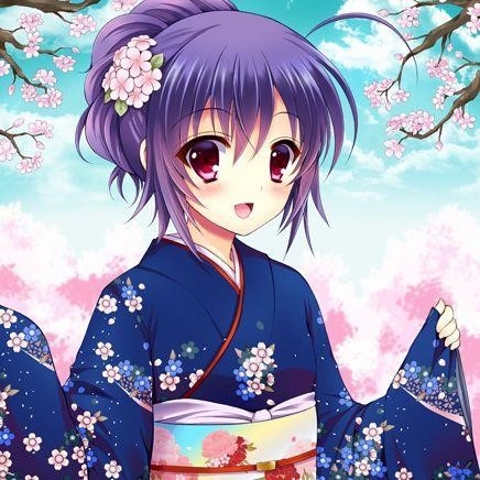 Hình ảnh nữ nhân vật anime có mái tóc màu trắng và đôi mắt màu đỏ.