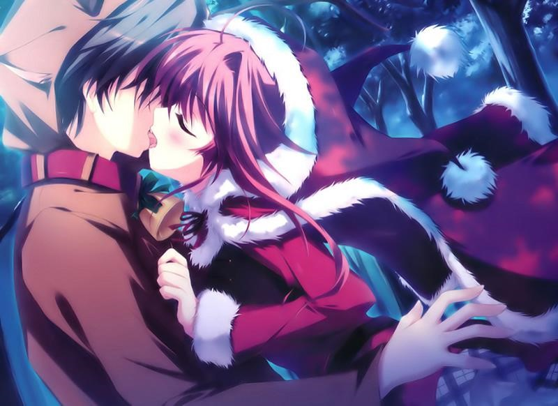 Hình nền anime hôn nhau tuyệt đẹp nhất