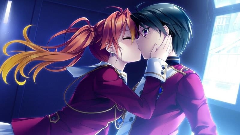Hình nền anime tuyệt vời nhất về việc hôn nhau.