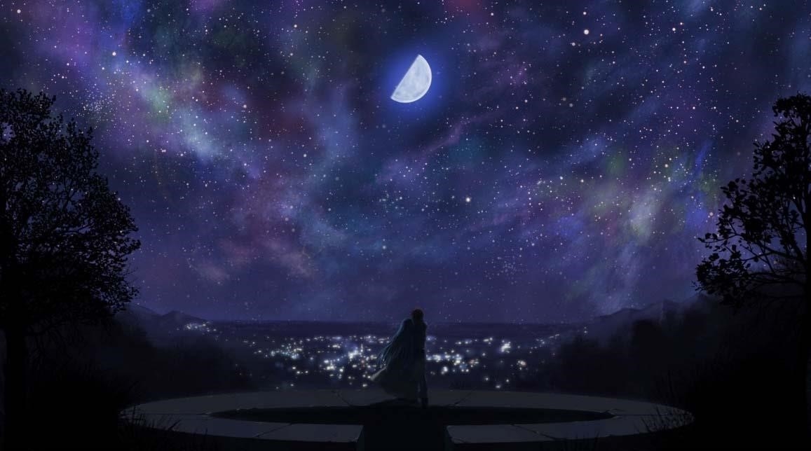 Ảnh Galaxy Anime Buồn Đẹp là một tác phẩm nghệ thuật mang đậm nét buồn, tạo cảm giác sâu lắng và đẹp mắt với hình ảnh vũ trụ đầy màu sắc và các nhân vật hoạt hình độc đáo.