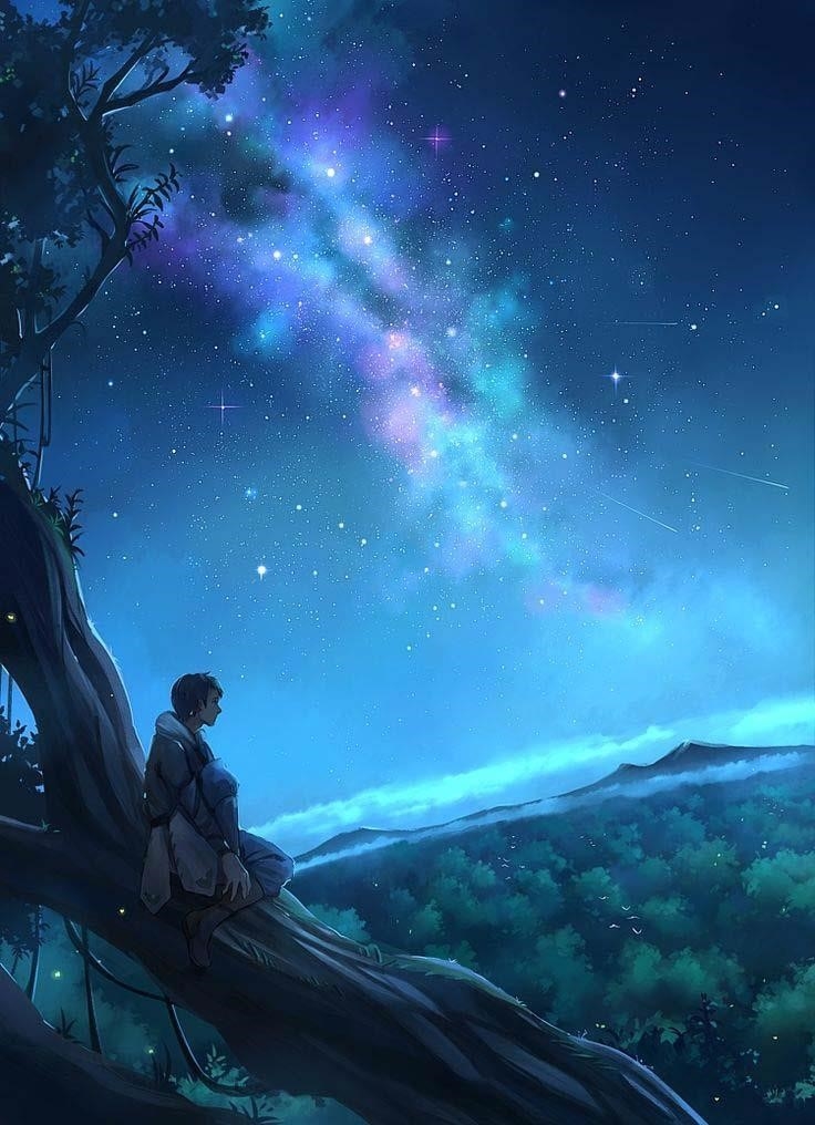 Ảnh Galaxy Anime Đẹp, Dễ Thương, Ấn Tượng Nhất