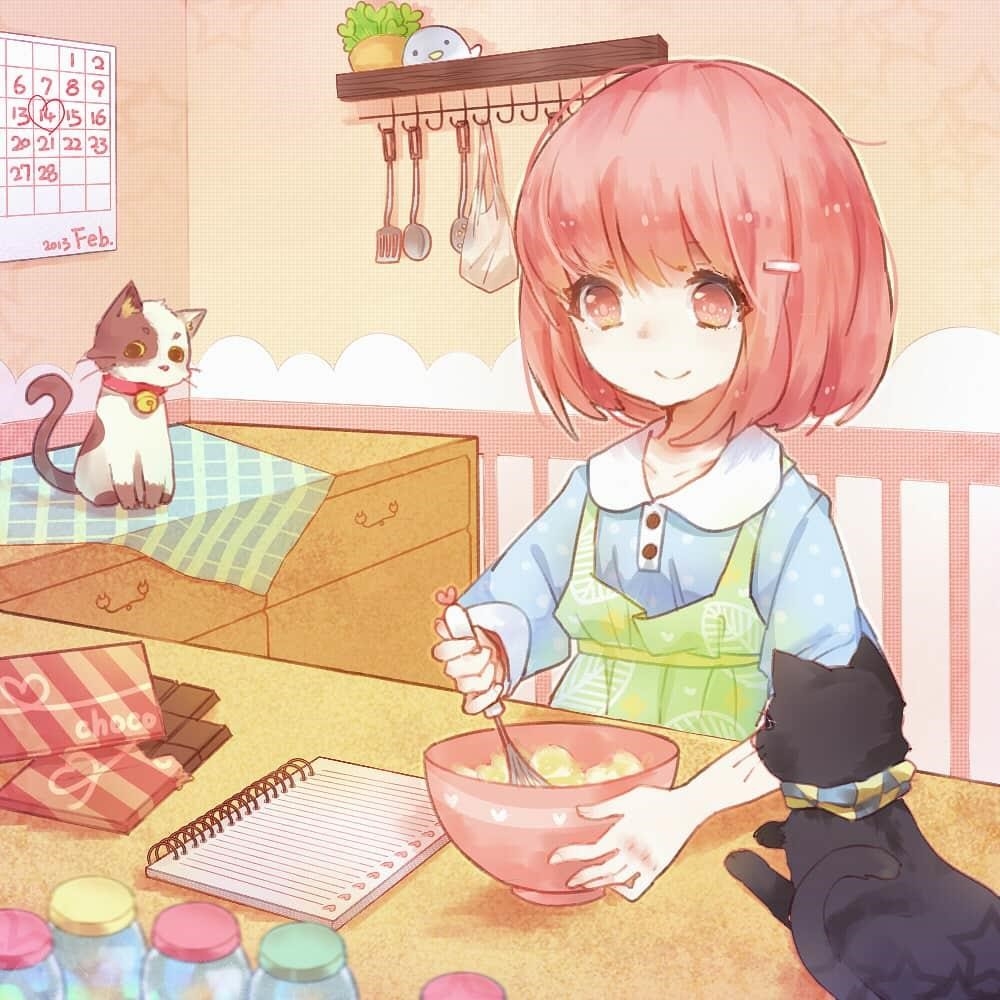 Hình Anime Nấu Ăn đáng yêu nhất.