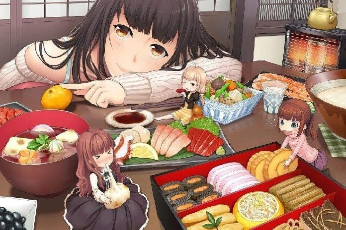 Hình Manga Với Món Ăn cực kỳ độc đáo