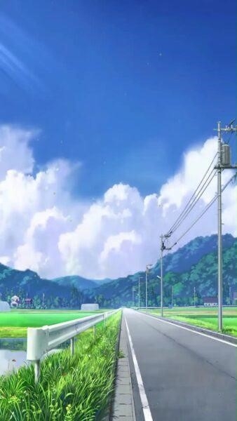 Hình ảnh manga phong cảnh đẹp tuyệt vời, rõ nét.