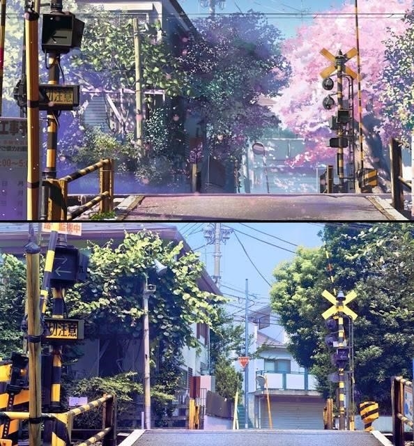 Tokyo Nhật Bản có một đường phố đẹp được thể hiện qua nét vẽ trong các bộ anime nổi tiếng.