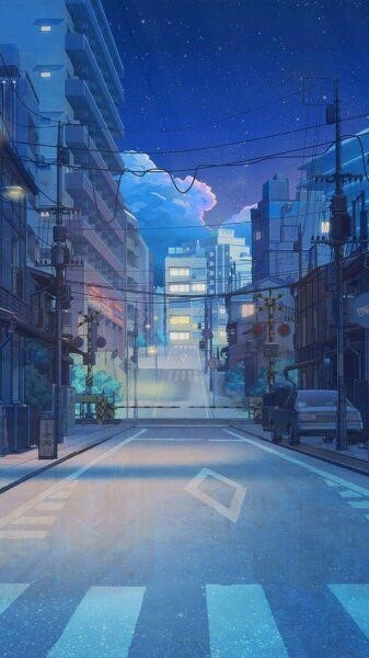 Hình ảnh manga phong cảnh tuyệt đẹp, rõ nét.