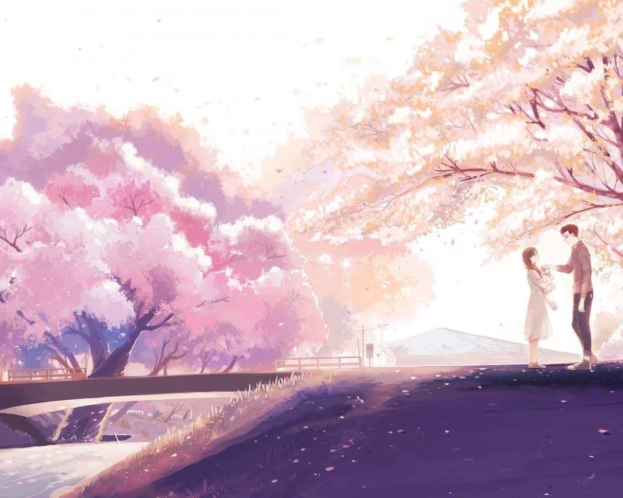 Hình ảnh đẹp nhất của hoa đào trong Anime