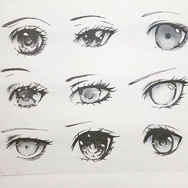 Cách vẽ đôi mắt của nhân vật nữ và nam trong anime rất đơn giản và hấp dẫn.