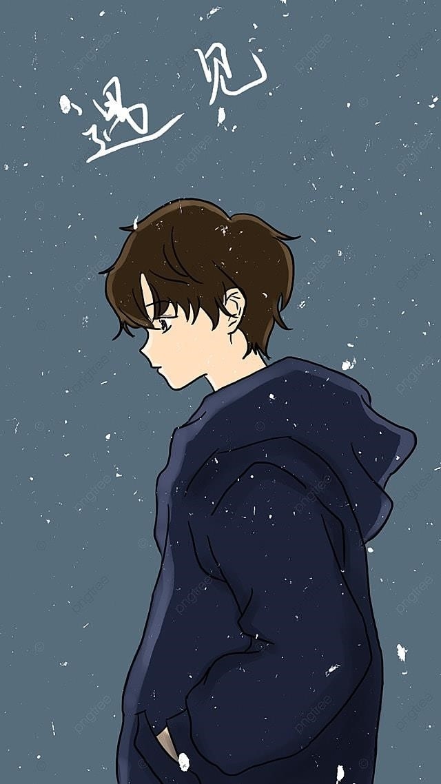 Hình ảnh anime tuyết rơi một mình nhất