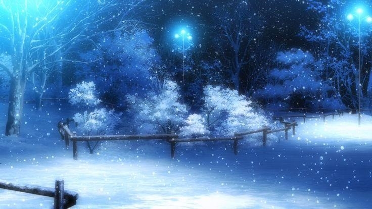 Hình ảnh manga tuyết rơi đẹp nhất.