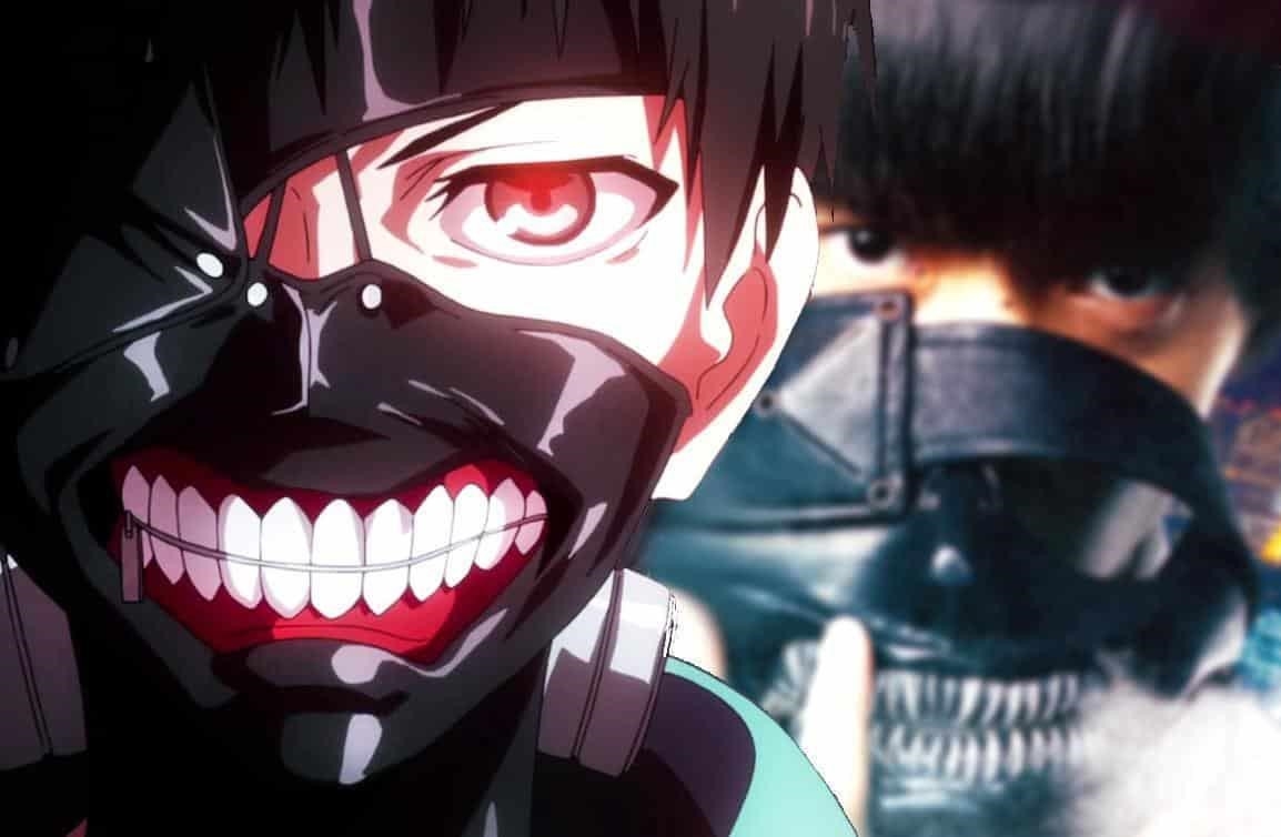 Hình ảnh Anime nam với mặt nạ quỷ gây ấn tượng.