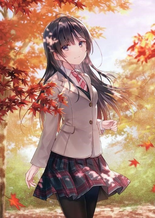 Hình cô gái anime đẹp, dễ thương