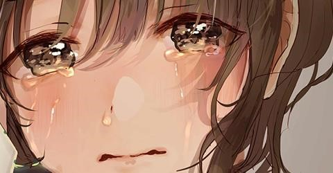 Hình anime khóc đầy thương tâm thể hiện cảm xúc sâu sắc và đau thương, tạo nên một tác phẩm nghệ thuật đầy tình cảm và ý nghĩa.