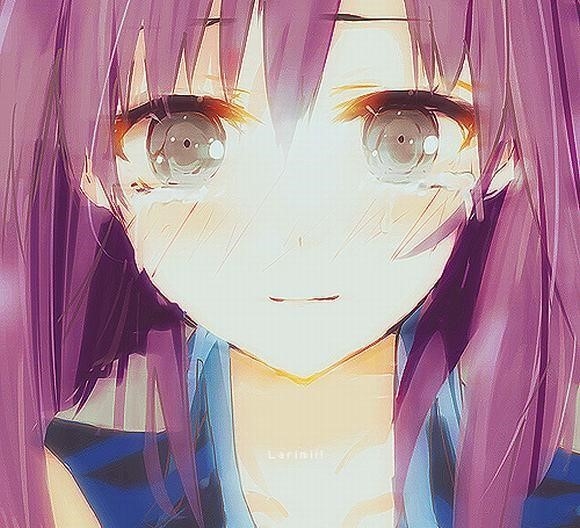 Anime girl khóc buồn man mác, biểu tượng cho sự đau khổ, tuyệt vọng và cảm xúc sâu sắc của nhân vật trong câu chuyện, thể hiện qua nước mắt chảy dài và nét mặt bi thương.