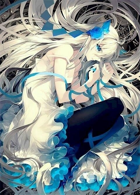 Hình ảnh Anime tóc bạc đẹp nhất