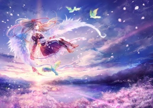 Hình ảnh hoàn hảo của một thiên thần Anime đẹp