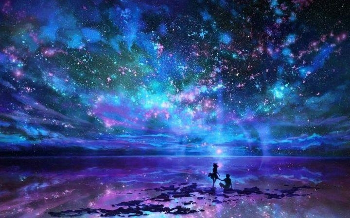 Ảnh Anime Đẹp Galaxy mang đến cho người xem một khung cảnh tuyệt đẹp của vũ trụ với các hình ảnh anime độc đáo và sắc nét, tạo nên sự mê hoặc và thú vị cho mọi người.