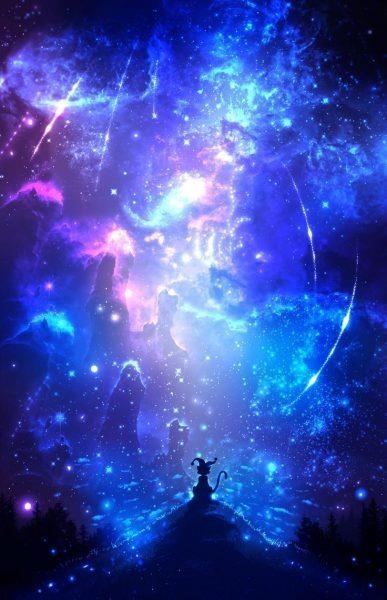 Ảnh Galaxy Anime Phong Cảnh mang đến cho người xem một cái nhìn tuyệt đẹp về vũ trụ và thế giới ảo, với những hình ảnh đầy màu sắc và phong cảnh tuyệt đẹp.