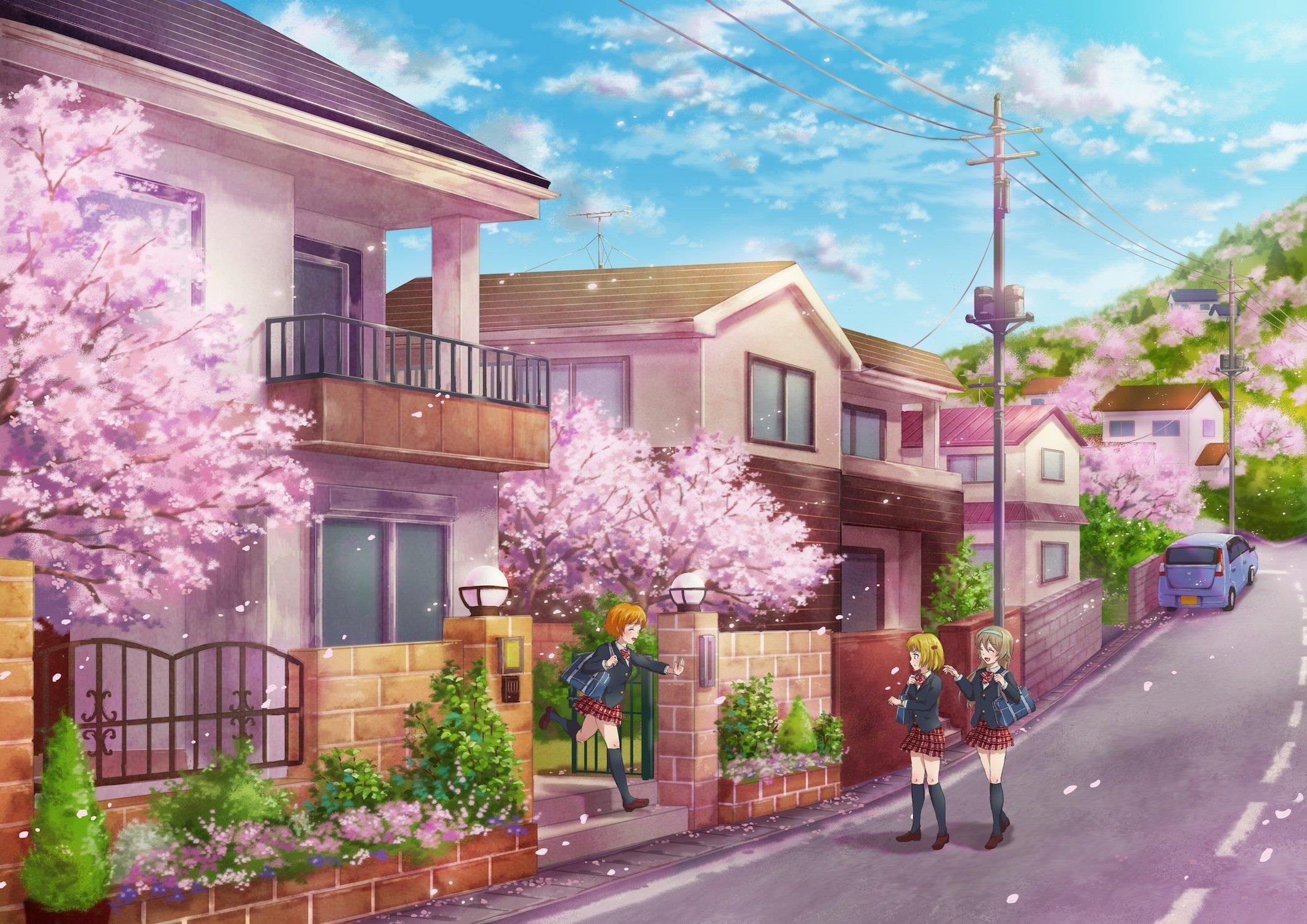 Những hình ảnh hoa anh đào anime đẹp