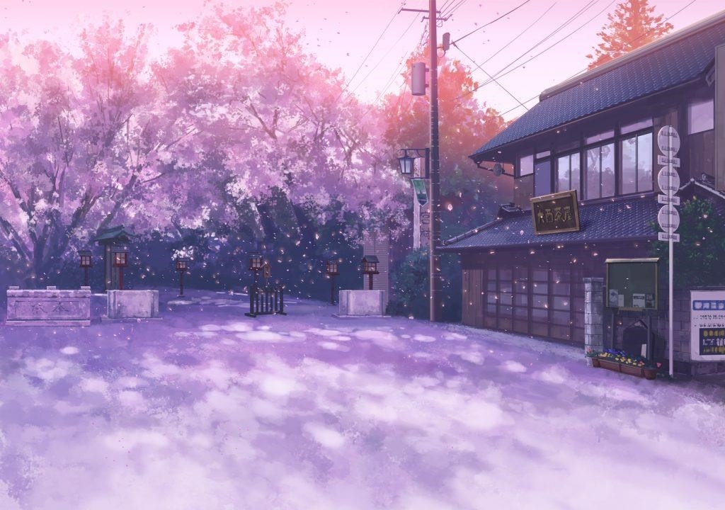 Những hình ảnh hoa anh đào anime đẹp