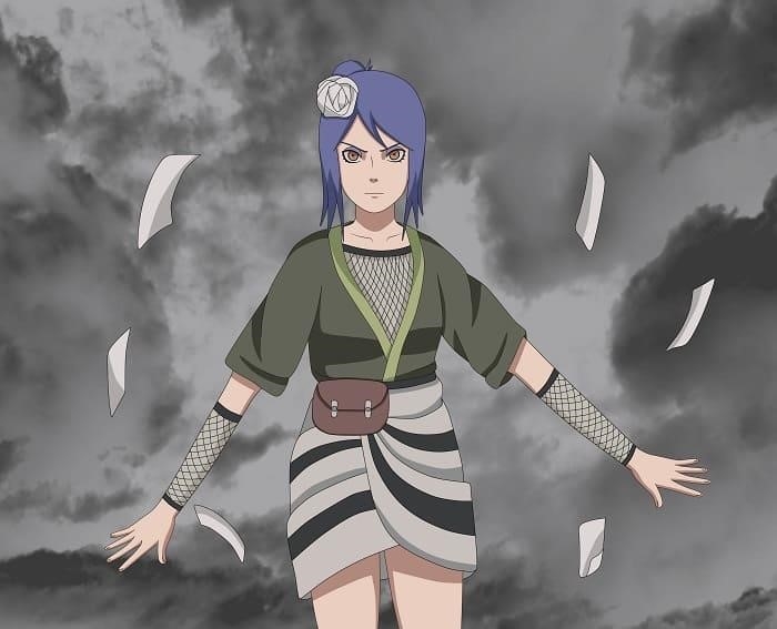 Tiểu Sử Về Konan là một bộ phim hoạt hình Nhật Bản, nó kể về cuộc đời và hành trình của Konan - một trong những nhân vật chính trong series Naruto. Konan là một ninja nữ mạnh mẽ và thông minh, cô đã trải qua nhiều khó khăn và thử thách trong cuộc sống để bảo vệ làng mình và đánh bại các kẻ thù.