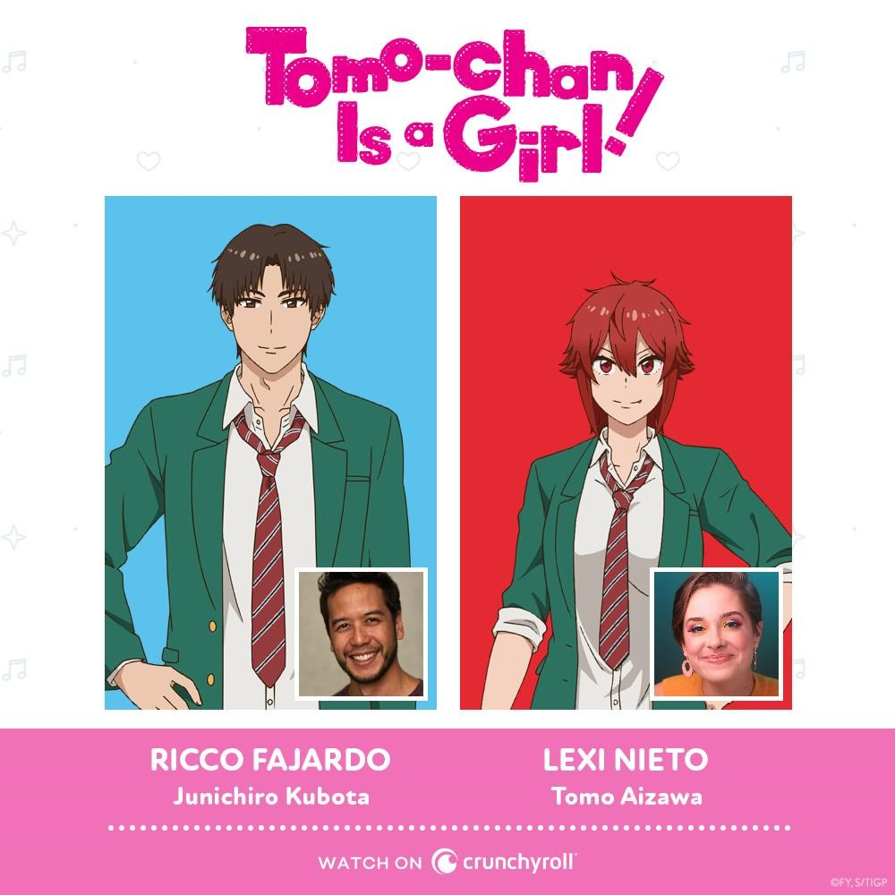 Tomo-chan has been cast as a girl in the English dub.