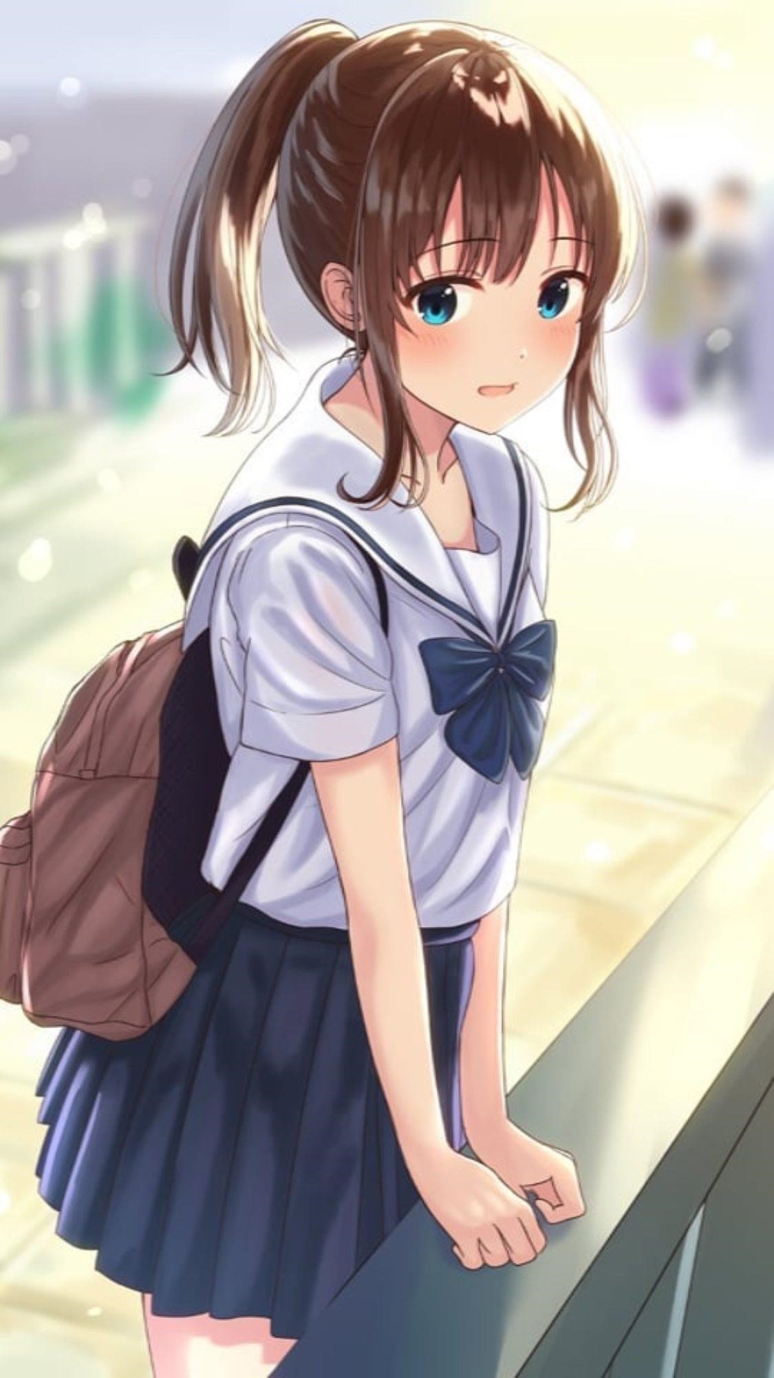 Hình ảnh của nữ nhân vật trong trang phục anime.