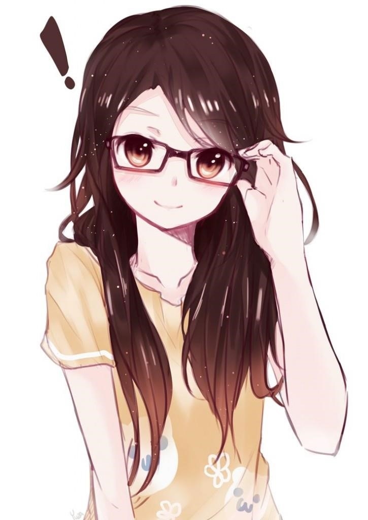 Ảnh anime nữ đeo kính thường được sử dụng để thể hiện những cô gái thông minh, học giỏi và có tính cách độc lập.