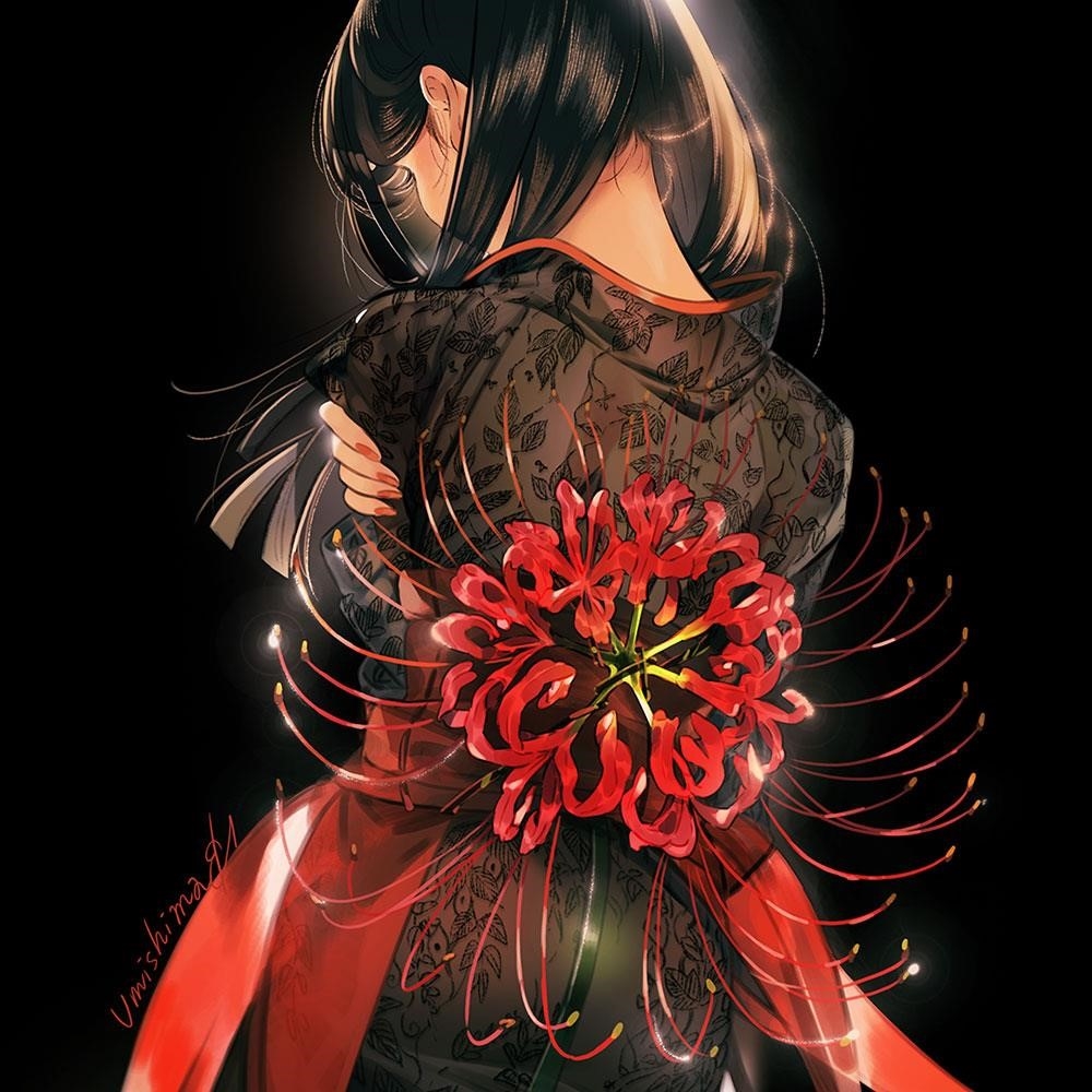 Hoa bỉ ngạn anime nữ buồn là một hình ảnh độc đáo trong văn hóa anime, thường biểu thị cho sự cô đơn và nỗi buồn của nhân vật nữ, mang đến một cảm xúc sâu sắc và tình cảm trong tác phẩm.