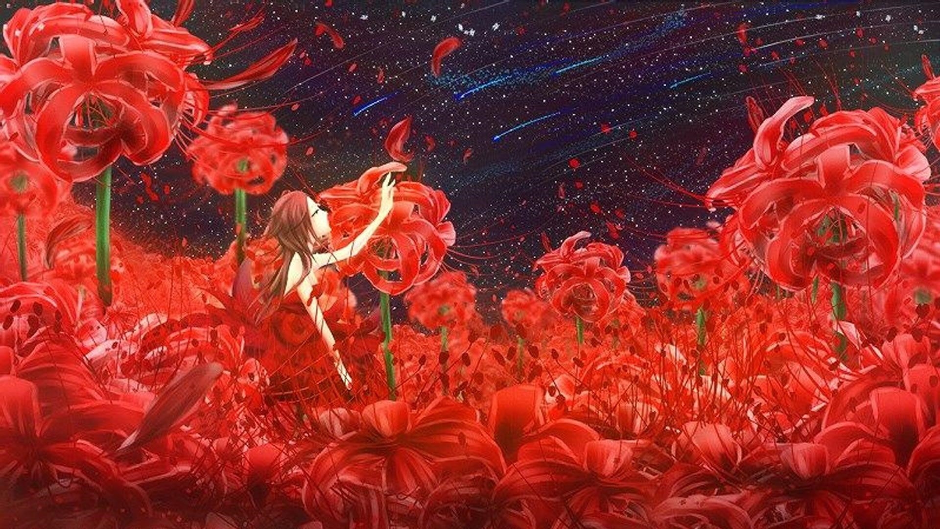 Hoa bỉ ngạn anime là một loại hoa tượng trưng cho sự tinh khiết và đẹp đẽ trong các bộ phim hoạt hình Nhật Bản, với những đường nét mềm mại và màu sắc tươi sáng.